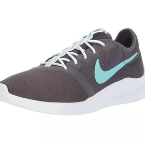 Nike size 8.5 VIALE TECH RACER VTR Grey Green Running Sneakers